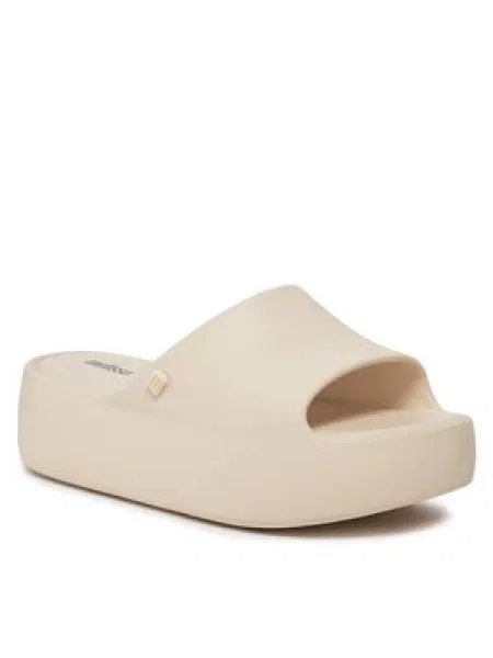 Pantofle Melissa na platformě béžové