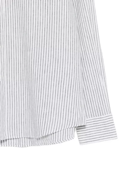 Pruhované pruhované košile Alessandro Gherardi bílé