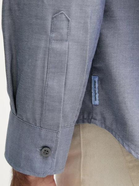 Armani Exchange férfi ing pamuttal kék