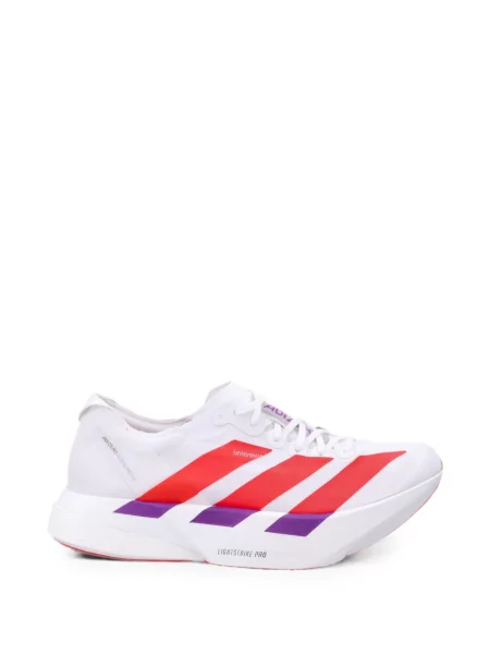 Pantaloni Adidas alergare cu broderie chunky verde