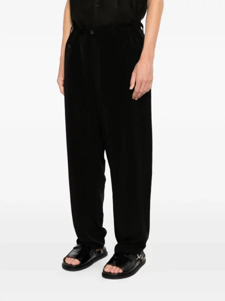 Тесни панталон Yohji Yamamoto черно
