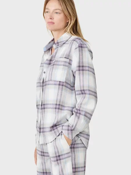 Картата сорочка Etam сіра