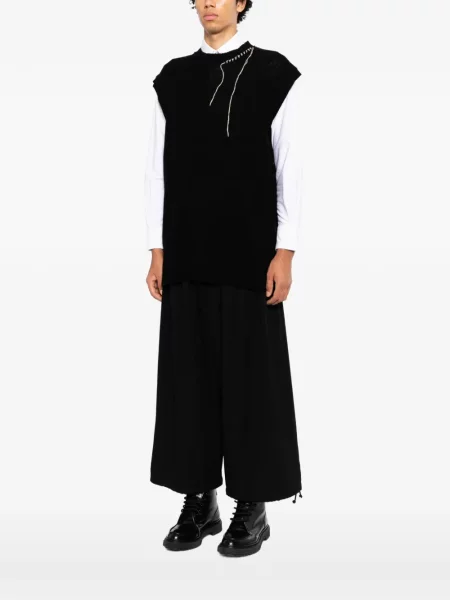Košile Yohji Yamamoto bez rukávů černá