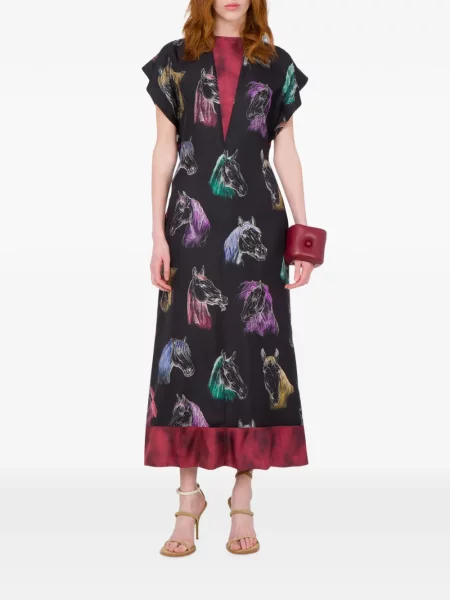 Rochie Moschino cu imagine negru