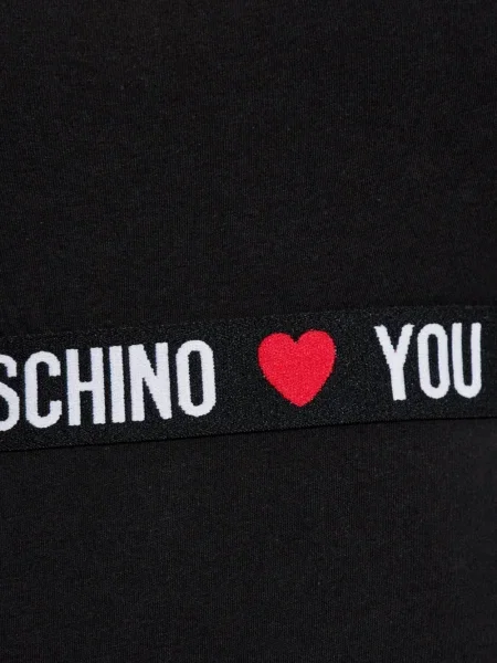 Body Moschino cu bretele negru