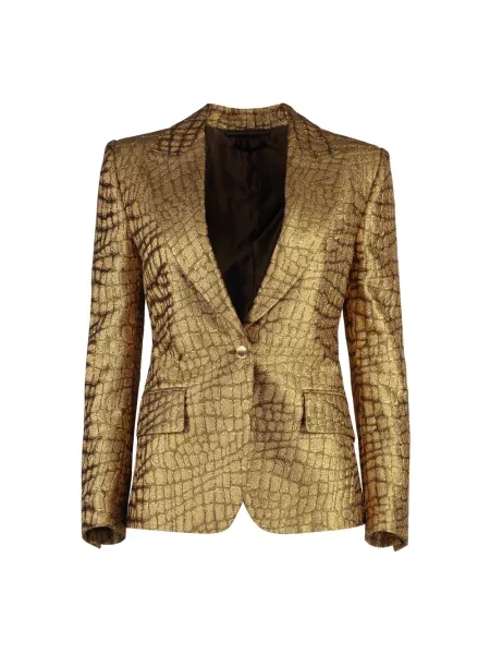 Marynarka Tom Ford jednorzędowa żółta