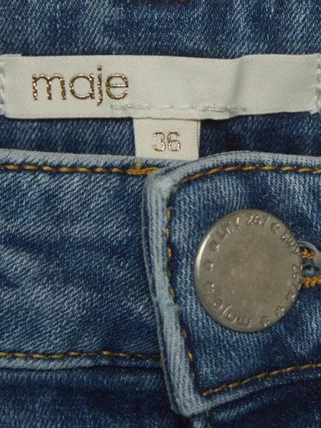 Слаб дънки skinny fit Maje синьо