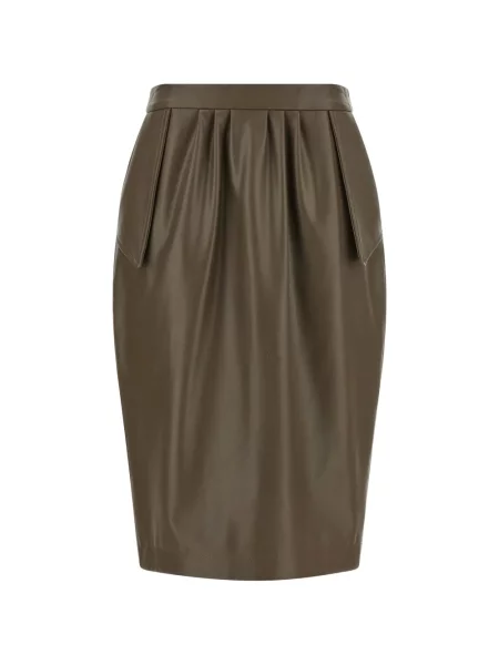 Fustă midi Stella Mccartney maro