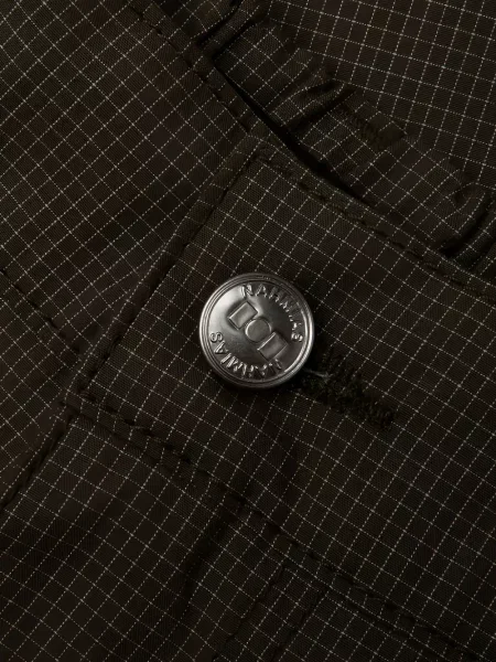 Pantaloni cargo Nahmias în carouri verde