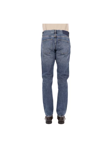 Jeansy straight leg Pt Torino niebieskie