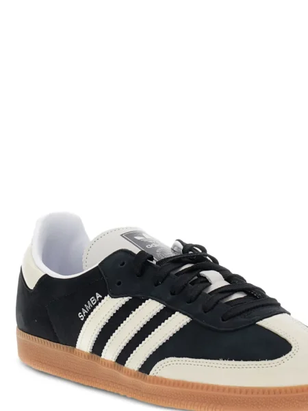Sneakerși Adidas Samba din piele negru