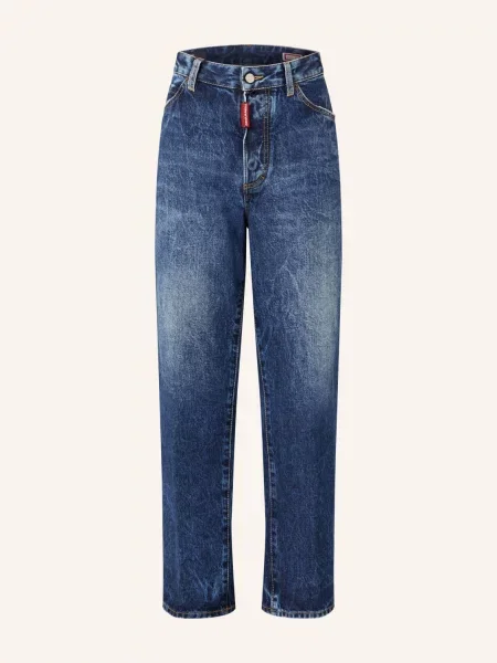 Zkrácené Džíny Boston navy blue modré