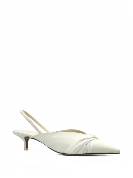 Pantofi cu toc Neous slingback alb