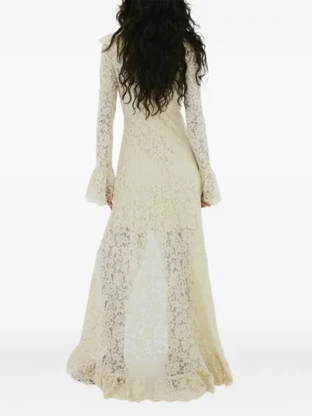 Rochie De La Vali cu volane din dantelă