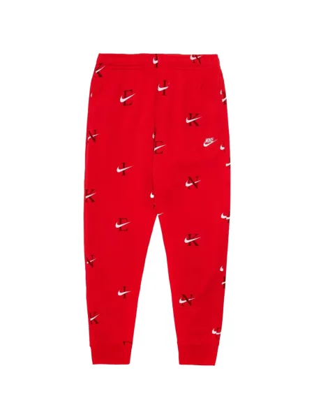 Scurt pantaloni Nike cu imagine cu legături roșu