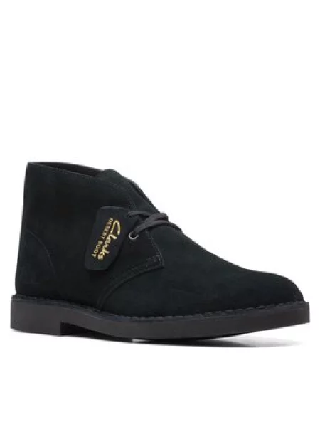 Kotníková obuv Clarks černé