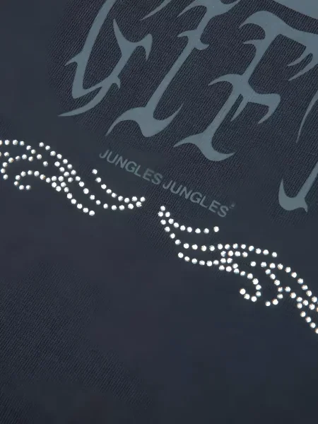Tricou Jungles Jungles cu imagine albastru