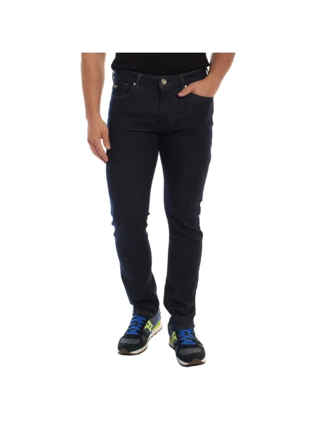 Pantaloni Emporio Armani albastru