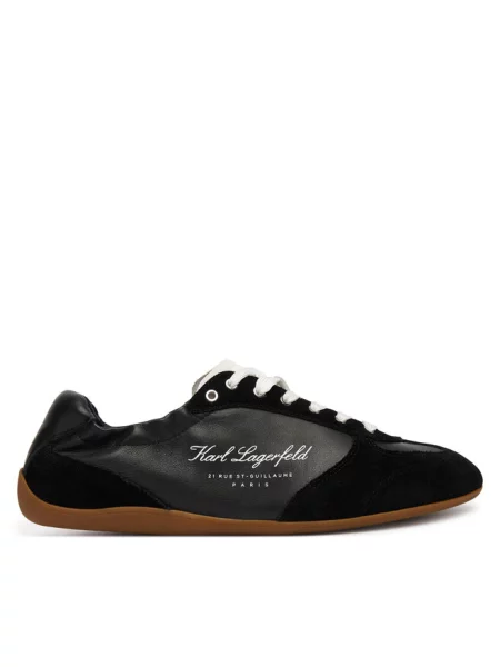 Karl Lagerfeld Altia sneakersy skórzane czarne
