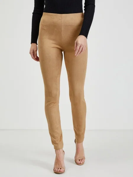 Pantaloni chino Orsay maro