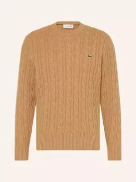 Lacoste Svetr velbloudí