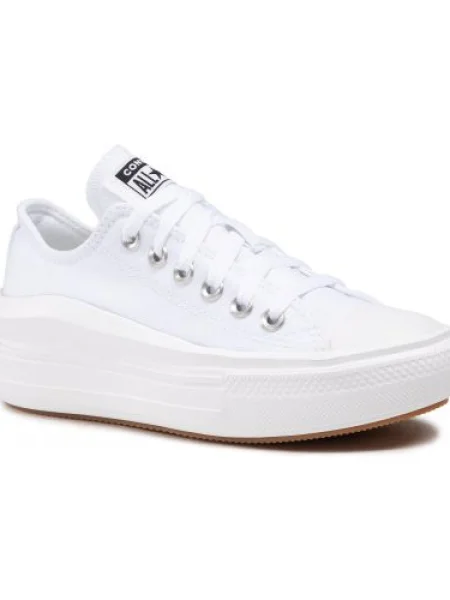 Plátenky Converse Ctas Move Ox White/White/White biela