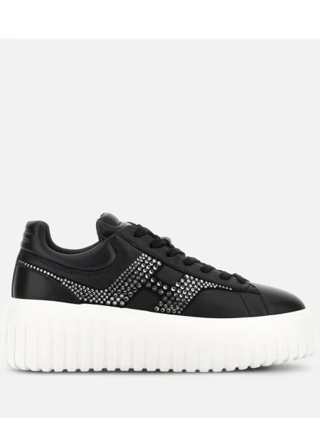 Sneakerși Hogan cu dungi negru
