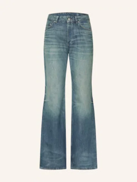 Allsaints Jeansy Wide Leg Lou blau