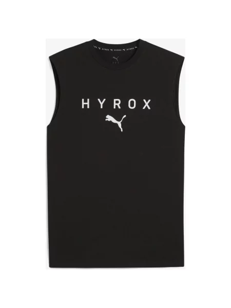 Koszulka Puma Tad Essential x HYROX bez rękawów czarna XL biała