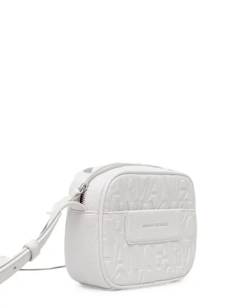 Geanta crossbody Armani Exchange cu autograf alb