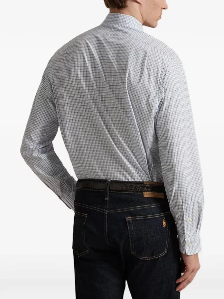 Kockás hosszú ing Polo Ralph Lauren fehér