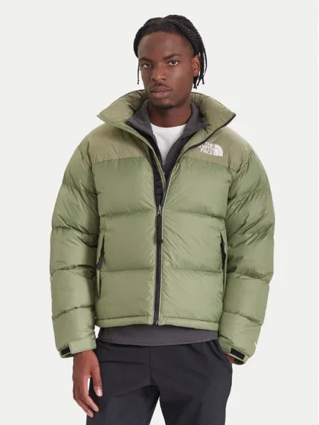 The North Face Пухено яке Retro Nuptse зелен