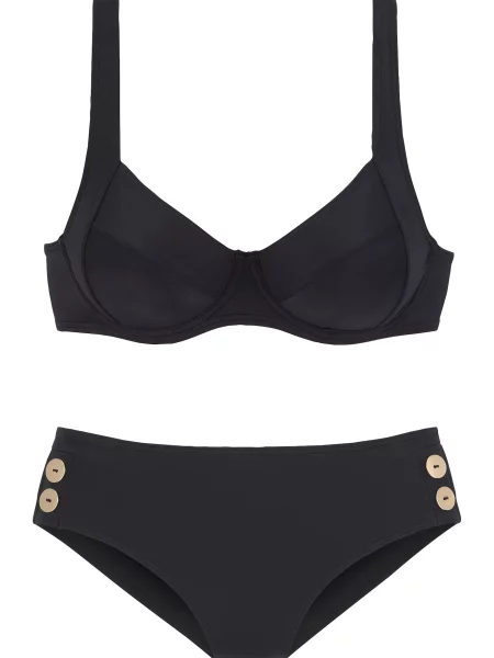 VIVANCE Bikiny béžová černá