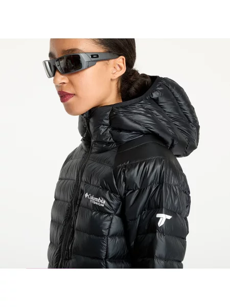 Jacheta Columbia Arctic Crest™ Down Hooded Jacket Black XS negru