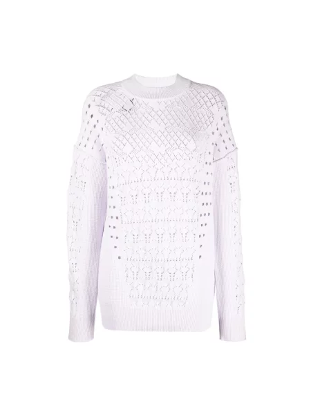 Sweter The Attico fioletowy
