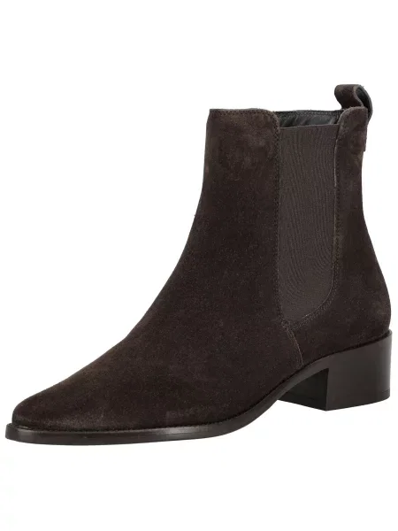Paul Green Botine maro închis verde