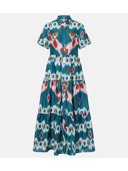 Rochie tip cămașă Erdem cu imagine
