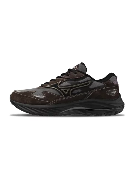 Sneakersy Mizuno zamszowe brązowe