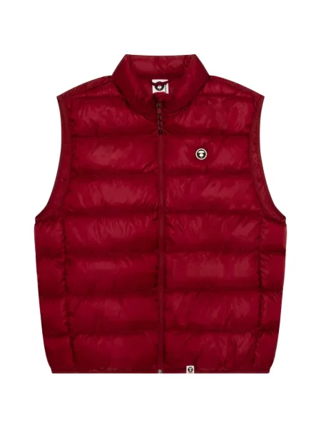 Matlasat vestă Aape By A Bathing Ape cu autograf roșu