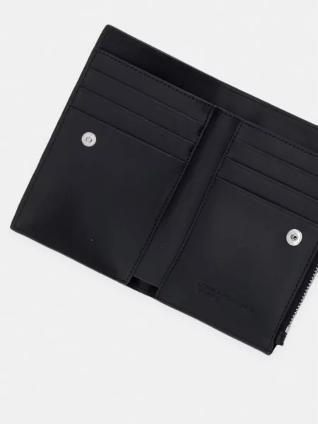 Karl Lagerfeld Jeans portfel skórzany czarny