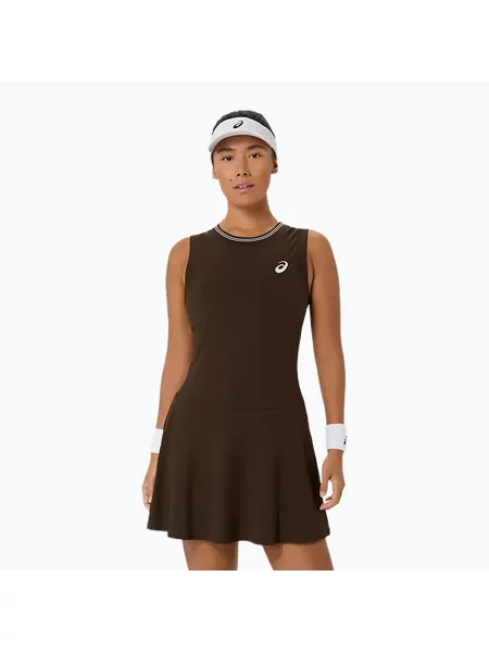 Tenisové šaty ASICS Game Dress black coffee černé