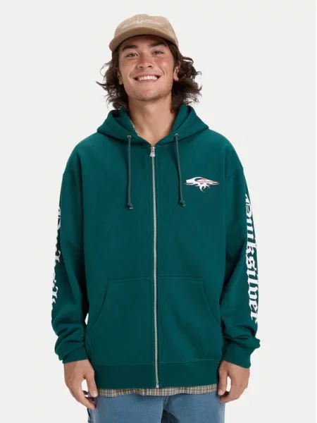 Quiksilver Jopa Old English Oversize rdeča