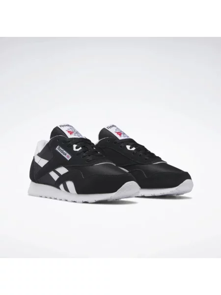 Reebok Klasyczne Sneakersy male Core Black / Cloud White / Cloud White Size: 37 białe