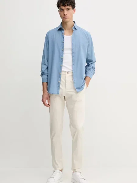 Штани Paul&Shark прямі бежевий