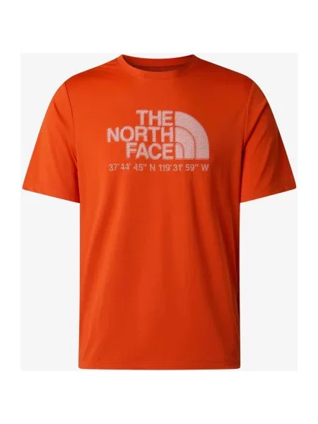 Koszulka The North Face Logo Graphic intensywny S pomarańczowy