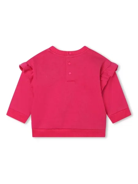Bluza polarowa dziecięca Givenchy różowa