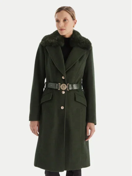 Guess Преходно палто зелен