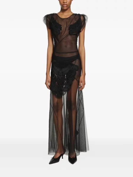 Rochie Vivienne Westwood din tul cu aplicații negru