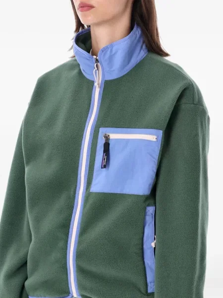 Geacă Patagonia din fleece verde