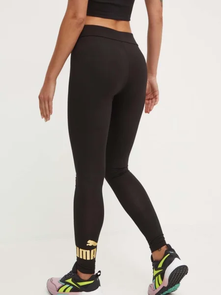 Női leggings PUMA ESS+ Metallic puma puma fekete. Méret: XS fekete